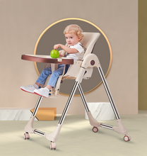 Load image into Gallery viewer, Designer Rose Gold High Chair
