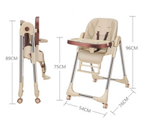 Load image into Gallery viewer, Designer Rose Gold High Chair
