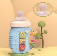 Load image into Gallery viewer, Musical Feeding Bottle Pacifier Teether Rattles Educational Music Toy
