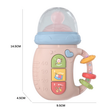 Load image into Gallery viewer, Musical Feeding Bottle Pacifier Teether Rattles Educational Music Toy

