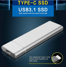 Load image into Gallery viewer, Original High Speed 64TB SSD Portable External Solid State Hard Drive USB 3.0 Mobile/Laptop
