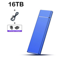 Load image into Gallery viewer, Original High Speed 16TB SSD Portable External Solid State Hard Drive USB 3.0 Mobile/Laptop
