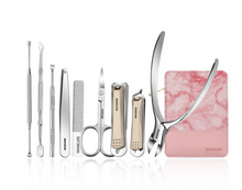 Load image into Gallery viewer, &quot;Arna&#39;s&quot; Royal Collection - German Manicure Pedicure Set - Stainless Steel Professional Travel  Kit
