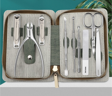 Load image into Gallery viewer, &quot;Arna&#39;s&quot; Royal Collection - German Manicure Pedicure Set - Stainless Steel Professional Travel  Kit
