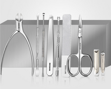 Load image into Gallery viewer, &quot;Arna&#39;s&quot; Royal Collection - German Manicure Pedicure Set - Stainless Steel Professional Travel  Kit
