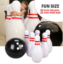 Load image into Gallery viewer, Giant Inflatable Bowling Set For All  The Family Outdoor Sports Lawn Interactive Game
