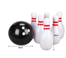 Load image into Gallery viewer, Giant Inflatable Bowling Set For All  The Family Outdoor Sports Lawn Interactive Game

