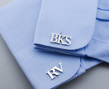 Load image into Gallery viewer, Designer Custom Designer Cufflinks for Men - Many Styles &amp; Colours
