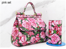 Load image into Gallery viewer, &quot;Arna Lisa&quot; Collection - Original Classic Print Handbag + Clutch/Wallet/Purse - Many Styles
