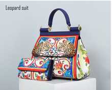Load image into Gallery viewer, &quot;Arna Lisa&quot; Collection - Original Classic Print Handbag + Clutch/Wallet/Purse - Many Styles
