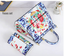 Load image into Gallery viewer, &quot;Arna Lisa&quot; Collection - Original Classic Print Handbag + Clutch/Wallet/Purse - Many Styles
