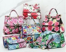 Load image into Gallery viewer, &quot;Arna Lisa&quot; Collection - Original Classic Print Handbag + Clutch/Wallet/Purse - Many Styles
