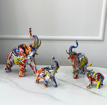 Load image into Gallery viewer, Nordic Abstract Sculpture Elephant Book Shelf Accessories x5 - Office Home &amp; Living
