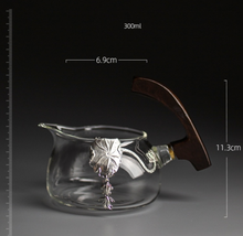 Load image into Gallery viewer, Heat-Resistant Glass Tea Set Magnetic Water Diversion Semi-Automatic + 6 Cups
