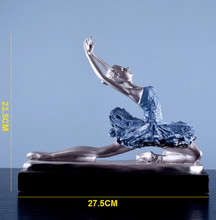 Load image into Gallery viewer, Nordic Sculpture Ballerina Statue Book Shelf Accessories x2 - Office Home &amp; Living
