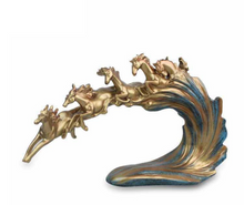 Load image into Gallery viewer, Nordic Sculpture Designer 6 Horse Statue Book Shelf Accessories - Office Home &amp; Living
