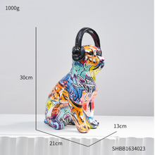 Load image into Gallery viewer, Nordic Sculpture Designer Dogs Statue x2 Book Shelf Accessories - Office Home &amp; Living
