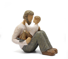 Load image into Gallery viewer, Nordic Sculpture Designer Father &amp; Son Statue Book Shelf Accessories - Office Home &amp; Living
