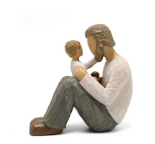 Load image into Gallery viewer, Nordic Sculpture Designer Father &amp; Son Statue Book Shelf Accessories - Office Home &amp; Living
