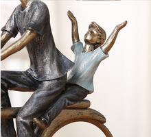 Load image into Gallery viewer, Nordic Sculpture Designer Father &amp; Son - Mother &amp; Daughter Statue Book Shelf Accessories - Office Home &amp; Living
