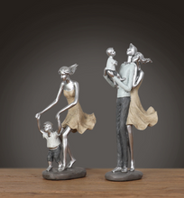 Load image into Gallery viewer, Nordic Sculpture Designer Family Statue Book Shelf Accessories - Office Home &amp; Living
