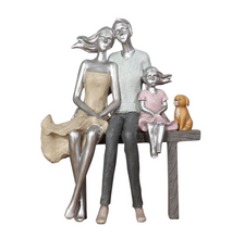 Load image into Gallery viewer, Nordic Sculpture Designer Family Statue Book Shelf Accessories - Office Home &amp; Living
