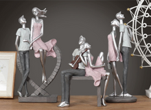 Load image into Gallery viewer, Nordic Sculpture Designer Family Statue Book Shelf Accessories - Office Home &amp; Living
