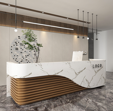 Load image into Gallery viewer, Nordic Hotel Reception Desk Company Office Beauty Salon Health Club Commercial Bar etc - Many Styles
