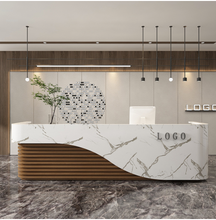 Load image into Gallery viewer, Nordic Hotel Reception Desk Company Office Beauty Salon Health Club Commercial Bar etc - Many Styles
