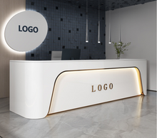 Load image into Gallery viewer, Nordic Hotel Reception Desk Company Office Beauty Salon Health Club Commercial Bar etc - Many Styles
