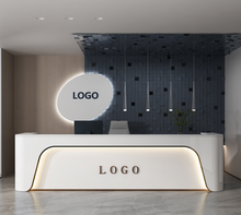 Load image into Gallery viewer, Nordic Hotel Reception Desk Company Office Beauty Salon Health Club Commercial Bar etc - Many Styles
