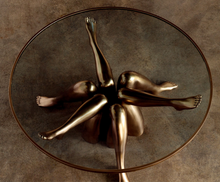Load image into Gallery viewer, Italian Style Glass Stainless Steel Coffee Table
