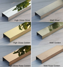 Load image into Gallery viewer, Italian Style Glass Stainless Steel Coffee Table
