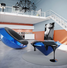 Load image into Gallery viewer, Italian Style Paint Coffee Table - Art Dec Modern Designer (Many Colours)

