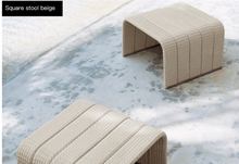 Load image into Gallery viewer, Luxury Plus Furniture - Rattan Set 2 Chairs + 2 Stools (Balcony, Patio, Courtyard)
