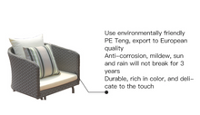 Load image into Gallery viewer, Luxury Plus Furniture -  Nordic Minimalist Tables And Chairs 2.4M x 8 Chairs (Balcony, Patio, Courtyard)
