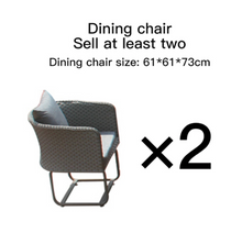 Load image into Gallery viewer, Luxury Plus Furniture -  Nordic Minimalist Tables And Chairs 2.4M x 8 Chairs (Balcony, Patio, Courtyard)
