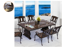 Load image into Gallery viewer, Luxury Plus Furniture - Classical Table &amp; 8 Chairs (Balcony, Patio, Courtyard)
