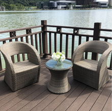 Load image into Gallery viewer, Luxury Plus Furniture - 2 Chairs + Table (Balcony, Patio, Courtyard)
