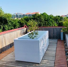 Load image into Gallery viewer, Luxury Plus Furniture - Minimalist Rattan 4 Chairs + Table (Balcony, Patio, Courtyard)
