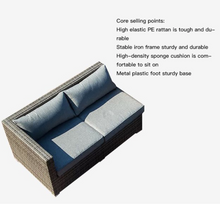 Load image into Gallery viewer, Luxury Plus Furniture - Nordic Rattan Designer Patio Set - Mix &amp; Match (Balcony, Patio, Courtyard)
