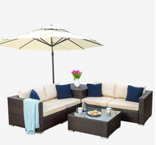 Load image into Gallery viewer, Luxury Plus Furniture - Nordic Rattan Designer Patio Set - Mix &amp; Match (Balcony, Patio, Courtyard)

