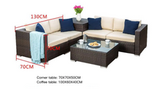 Load image into Gallery viewer, Luxury Plus Furniture - Nordic Rattan Designer Patio Set - Mix &amp; Match (Balcony, Patio, Courtyard)
