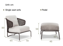 Load image into Gallery viewer, Luxury Plus Furniture - Nordic Rattan Designer Leisure Round Bed - Mix &amp; Match (Balcony, Patio, Courtyard)
