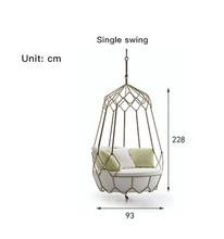 Load image into Gallery viewer, Luxury Plus Furniture - Nordic Swinging Chair -  Mix &amp; Match (Balcony, Patio, Courtyard)
