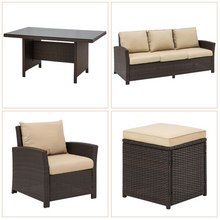 Load image into Gallery viewer, Luxury Plus Furniture - Nordic Rattan Designer Outdoor 6 Piece Set - Mix &amp; Match (Balcony, Patio, Courtyard)
