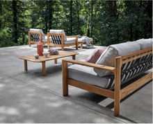 Load image into Gallery viewer, Luxury Plus Furniture - Nordic Rattan Teak Set 4 Piece Set - Mix &amp; Match (Balcony, Patio, Courtyard)
