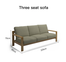 Load image into Gallery viewer, Luxury Plus Furniture - Nordic Rattan Teak Set 4 Piece Set - Mix &amp; Match (Balcony, Patio, Courtyard)
