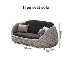 Load image into Gallery viewer, Luxury Plus Furniture - Nordic Rattan Set 4 Piece Set - Mix &amp; Match (Balcony, Patio, Courtyard)
