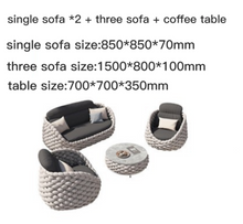 Load image into Gallery viewer, Luxury Plus Furniture - Nordic Rattan Set 4 Piece Set - Mix &amp; Match (Balcony, Patio, Courtyard)
